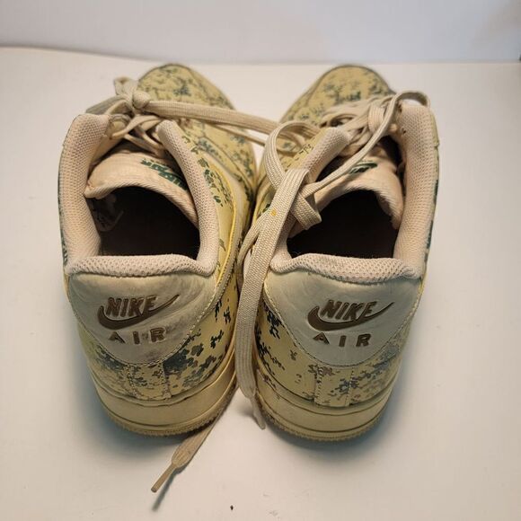 Nike Air Force 1 \'07 LV8 Team Gold/Camo Men\'s Basketball Shoes 823511-700 size 1